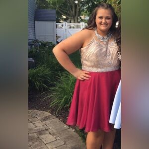 Crystal Top Prom Dress